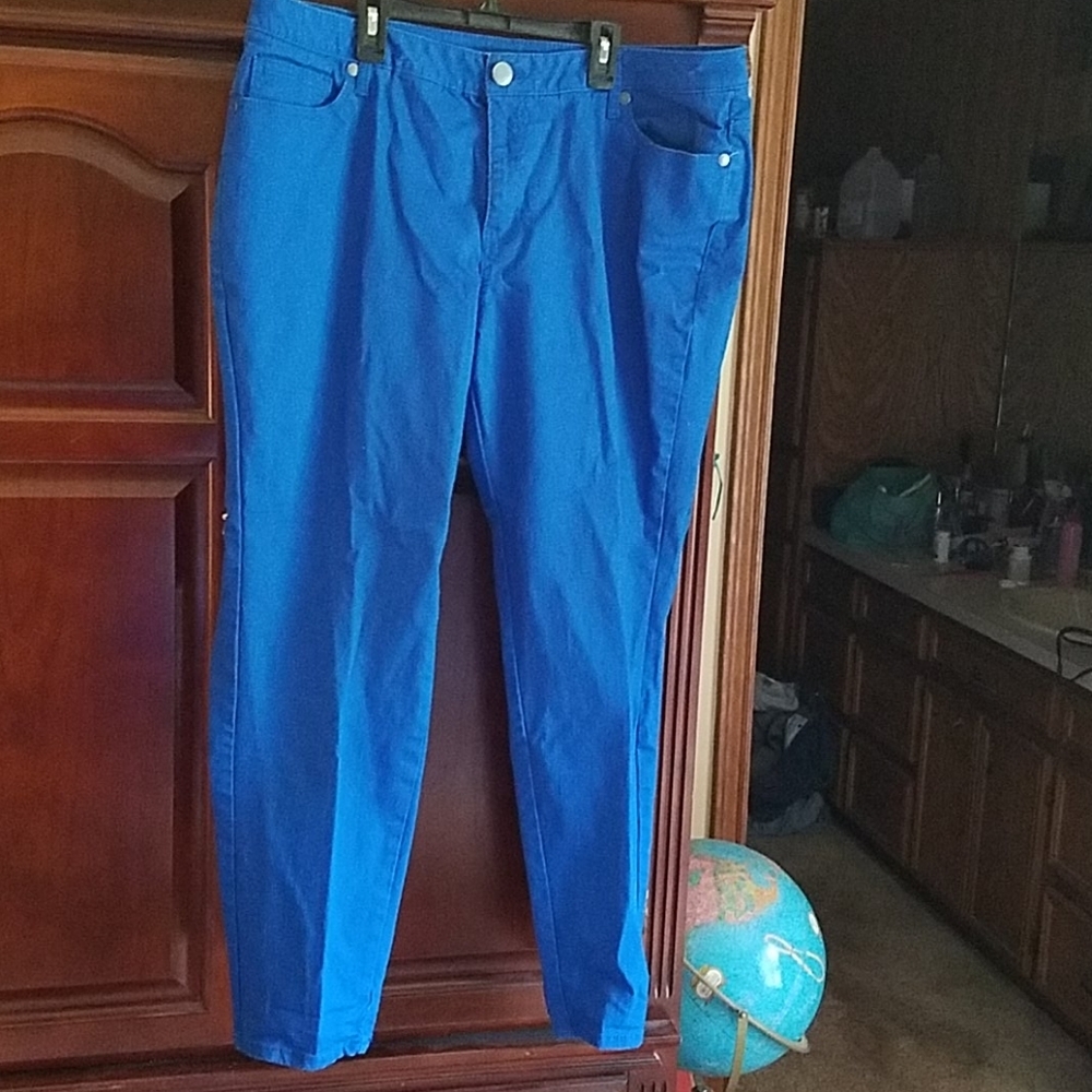 Avenue Denim Sz 20 Pants Blue Jeans